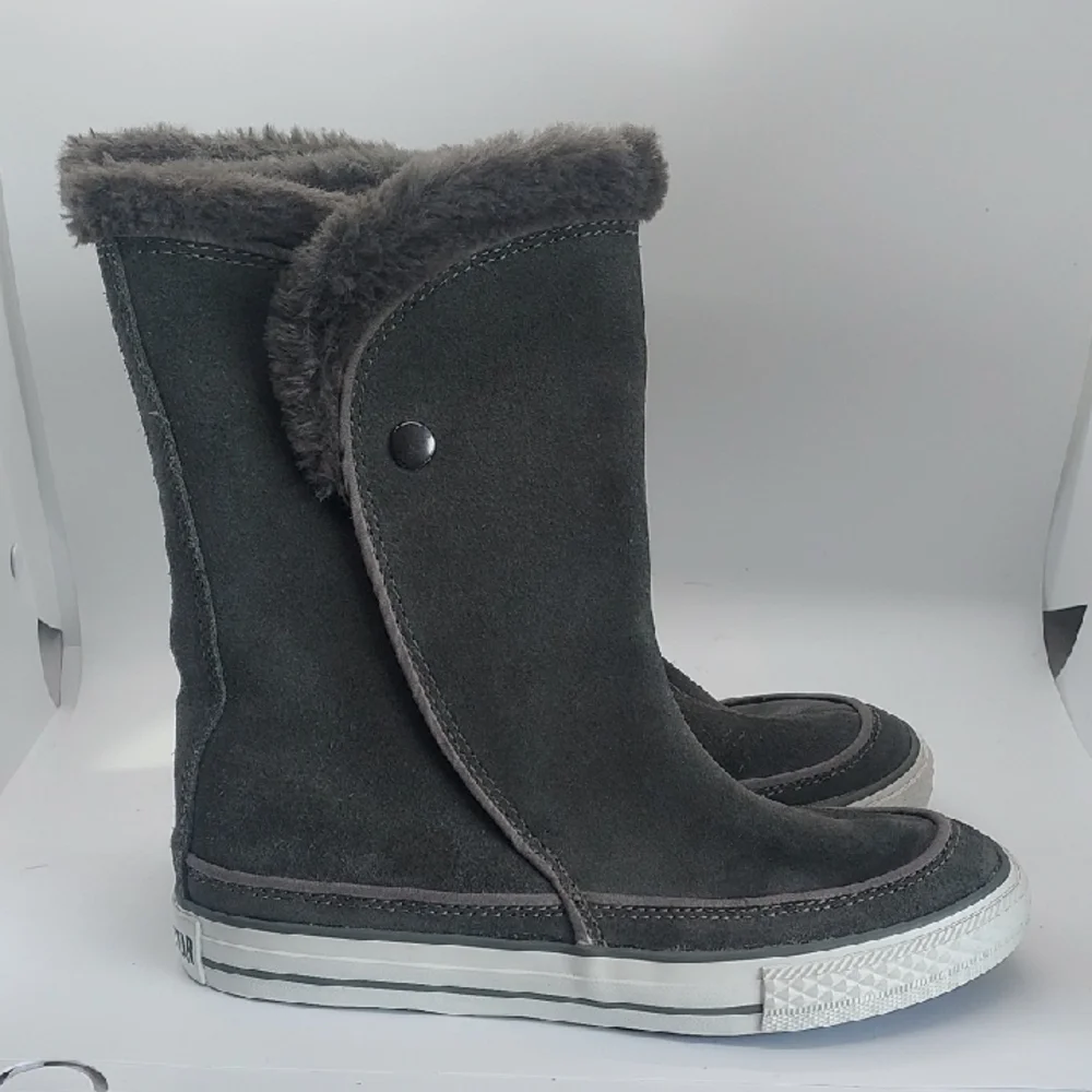 Converse All-stars Beverly Fur-lined Suede  Boots Womens US Size‎ 6